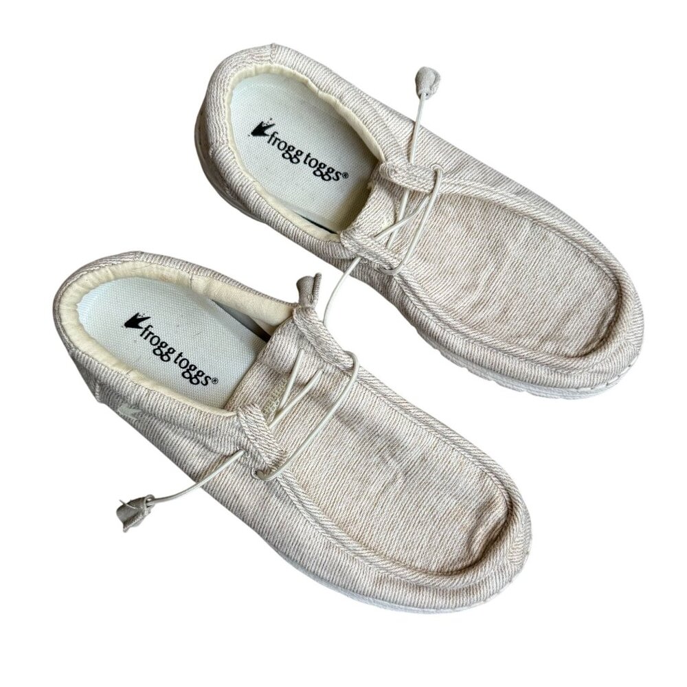 Frogg Toggs Casual Loafers Mens Size 10 Lightweight Textile Slip On Waterproof
